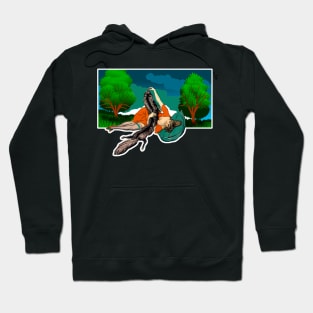 Romantic girl sleeping in the jungle Hoodie